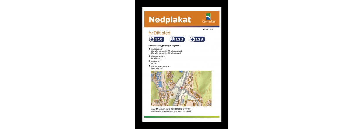 Nødplakat